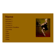 Vintage Gil Elvgren Slot Machine Pinup Girl Business Cards