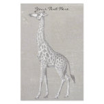 Vintage Giraffe Stationery Design
