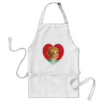 Vintage Girl in Heart #2 Apron