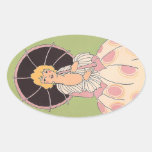 Vintage Girl Sticker