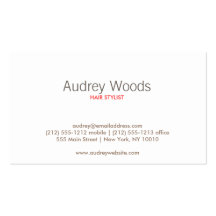 VINTAGE GLAM PEACOCK (Red/Brown) Business Card