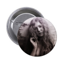 Vintage Glamour Portrait Pinback Buttons