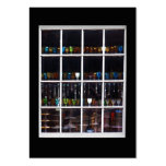 Vintage Glassware Shop Window ATC Photo Card Business Card