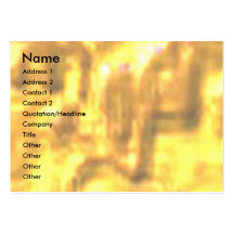 Vintage Gold Bar Business Card