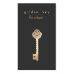 Vintage Gold Key Business Card