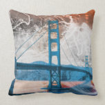 vintage golden gate bridge energy in san francisco pillows