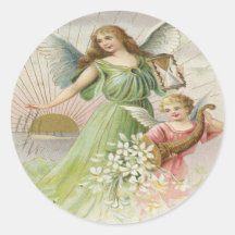 Vintage , Gorgeous Angels Stickers