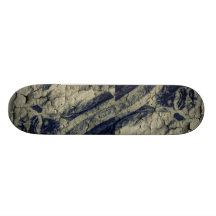 Vintage Goth Charcoal Drawing Statue Skateboard Deck