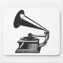 Vintage Gramophone Mousepad