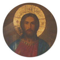 VINTAGE GREEK ORTHODOX ICON STICKER