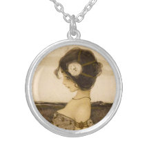 Vintage Greek Virgin Necklace