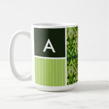 Vintage Green Pattern Coffee Mug