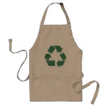 Vintage Green Recycle Sign aprons