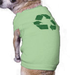 Vintage Green Recycle Sign Pet T-shirt