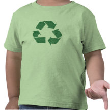 Vintage Green Recycle Sign T-shirts