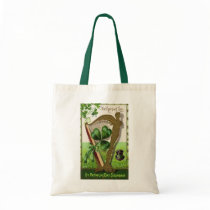 Vintage Green Saint Patrick's Day Canvas Bag