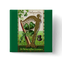 Vintage Green Saint Patrick's Day Pin