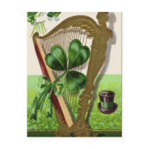 Vintage Green Saint Patrick's Day Postcard