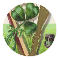 Vintage Green Saint Patrick's Day Sticker
