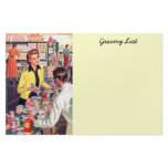 vintage Grocery Store Shopping List Lists Paper stationery