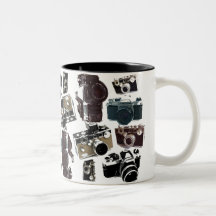 Vintage Grunge Retro Cameras Fashion Coffee Mug