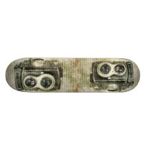Vintage Grunge Retro Cameras film urban Skate Board Deck