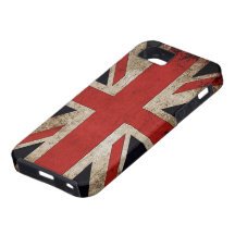Vintage Grunge UK Flag Case For The iPhone 5