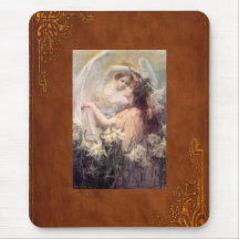 Vintage Guardian Angel Mousepad