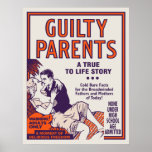 Vintage "Guilty Parents" Movie Poster