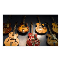 Vintage Guitars Business Card Templates