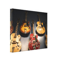 Vintage Guitars Canvas Prints