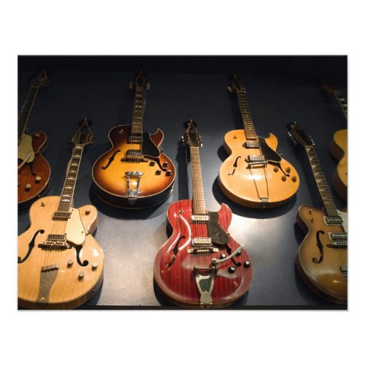 Vintage Guitars Personalized Invitation
