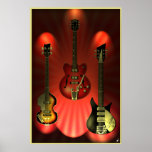 Vintage Guitars Poster posters