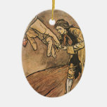 Vintage Gulliver's Travels by Arthur Rackham Christmas Ornaments