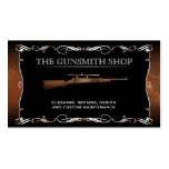 Vintage Gunsmith Gun Shop Business Cards