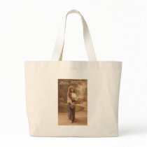 Vintage Gypsy Girl Tote Bags