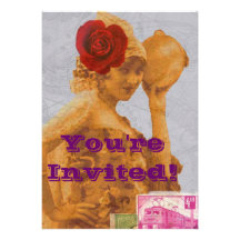 Vintage Gypsy Invitation