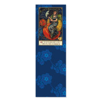 Vintage Halloween bookmark Business Card