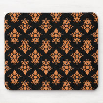 Vintage Halloween Damask mousepads