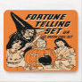 Vintage Halloween Fortune Telling Set Mousepad