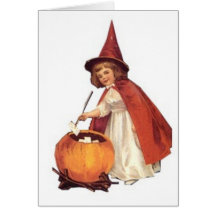 Vintage Halloween Greeting Cards Classic Posters