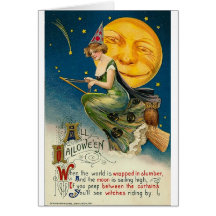 Vintage Halloween Greeting Cards Classic Posters