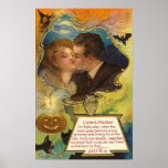 Vintage Halloween Greeting Cards Classic Posters posters