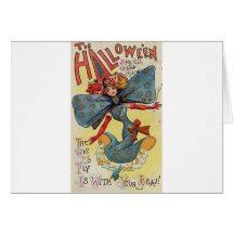 Vintage Halloween Greeting Cards Classic Posters