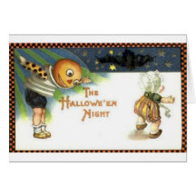 Vintage Halloween Greeting Cards Classic Posters