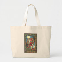 Vintage Halloween Greeting Cards Classic Posters Canvas Bag
