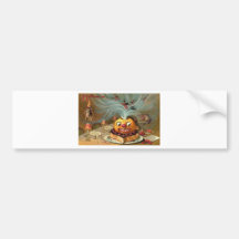 Vintage Halloween Greeting Cards Classic Posters Bumper Stickers