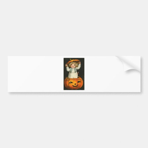Vintage Halloween Greeting Cards Classic Posters Bumper Stickers