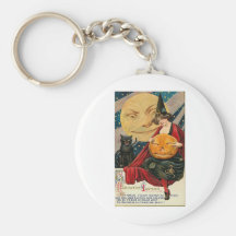Vintage Halloween Greeting Cards Classic Posters Key Chains