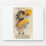 Vintage Halloween Greeting Cards Classic Posters Mousepad